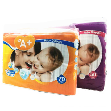 Wholesale Price OEM Fast absorption ultra thin disposable baby diaper